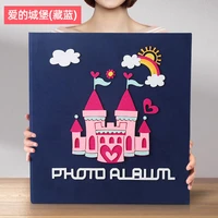 photo album album diy baby growth record family manual self adhesive large capacity souvenir book for children 7 inches