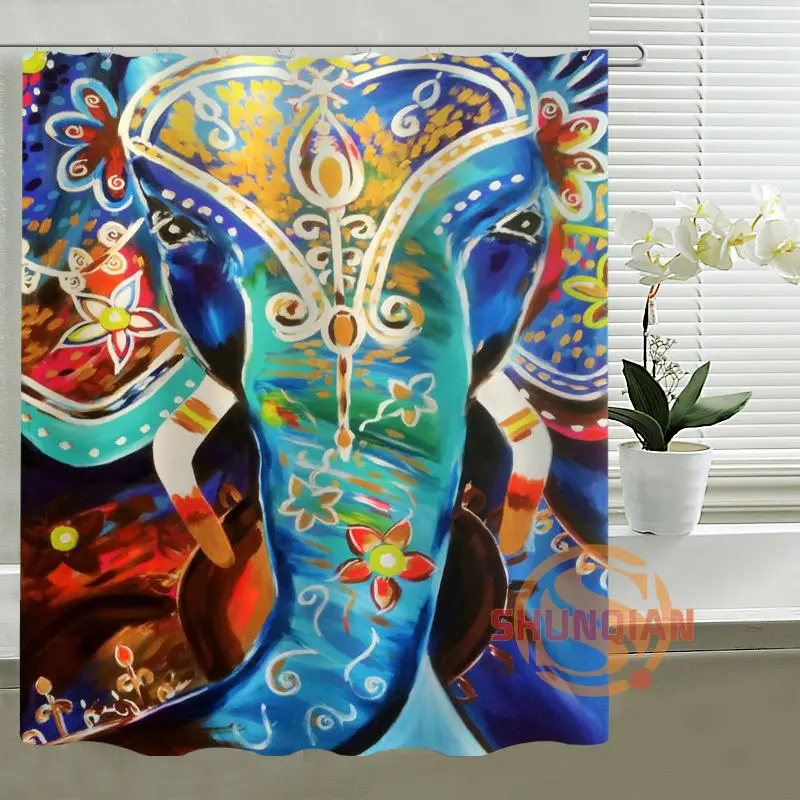 Фирменная Новинка Слон на заказ занавеска для душа Ванная комната Декор Высокое