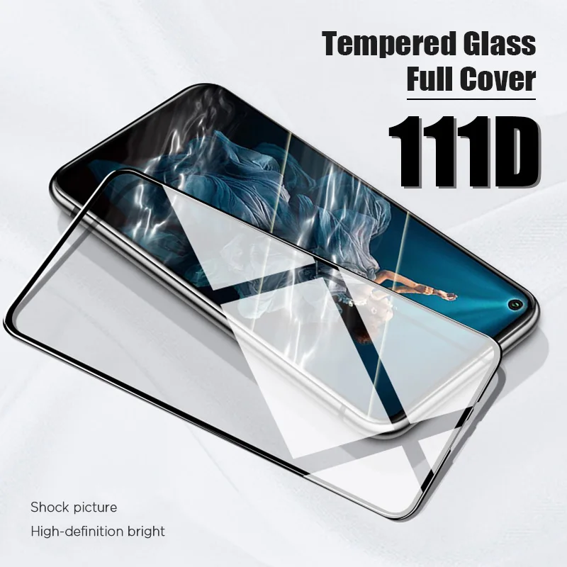 Защитное стекло 111D для Honor 20 Pro защитная пленка экрана 20i 20S закаленное Huawei 10 9 Lite 9X