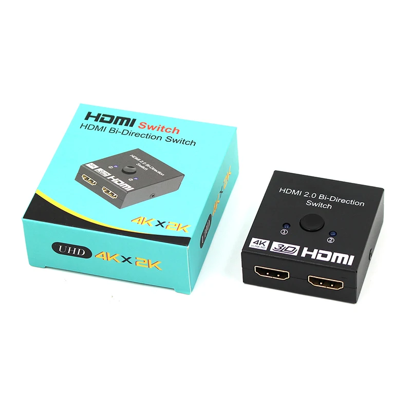 Wiistar HDMI Сплиттер 4K переключатель Bi-Direction 1x 2/2x1 адаптер коммутатор 2 в 1 выход для PS4/3