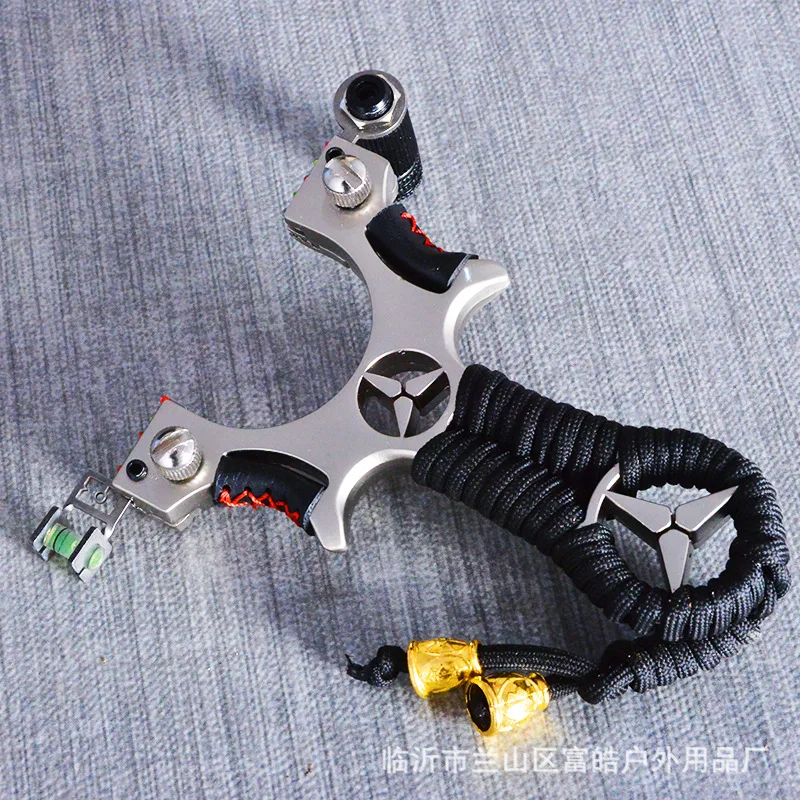 Большая мощность искусственная высокоточная Рогатка из плоской кожи