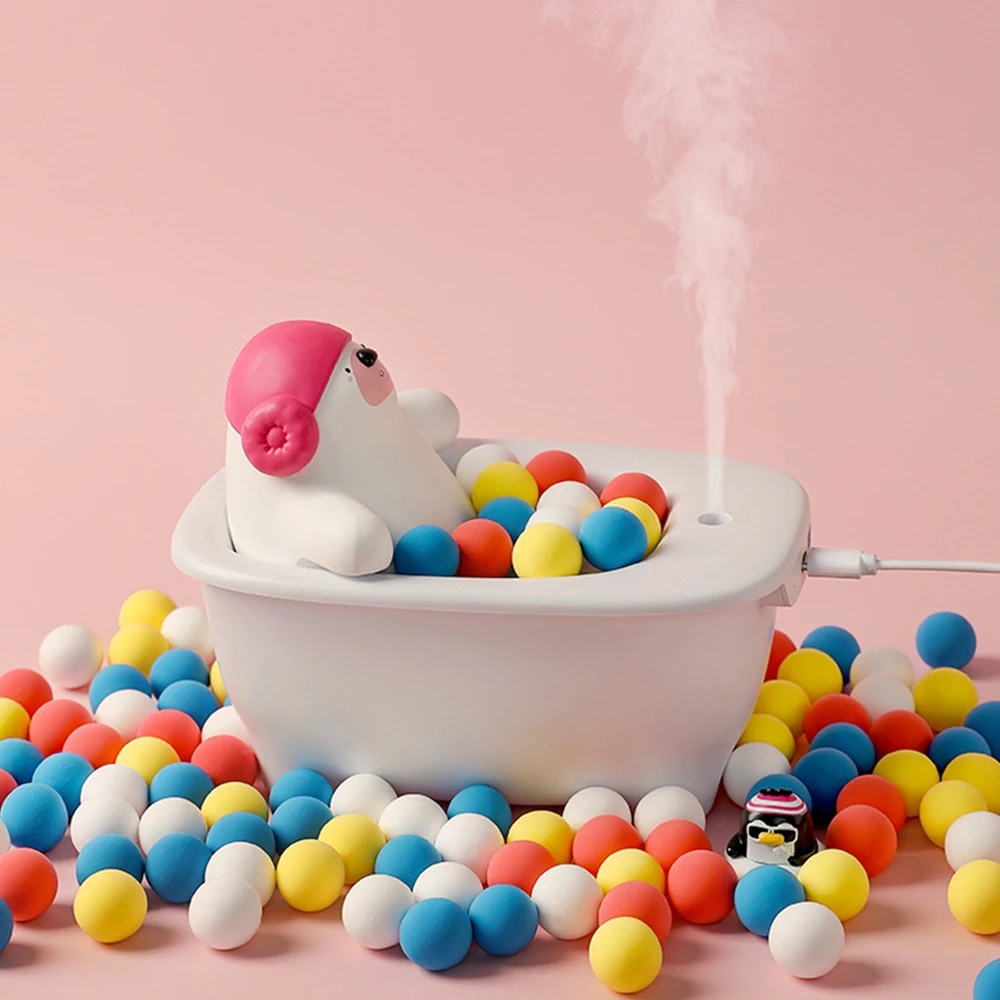 Увлажнитель-Ароматизатор воздуха портативный с функцией очистки и отключения 550