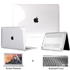 Чехол Crysta для Apple Macbook Air Pro 1112 131516 дюйма, Жесткий Чехол для ноутбука Air 13 A2179Pro 13 A2251 A2338, чехол