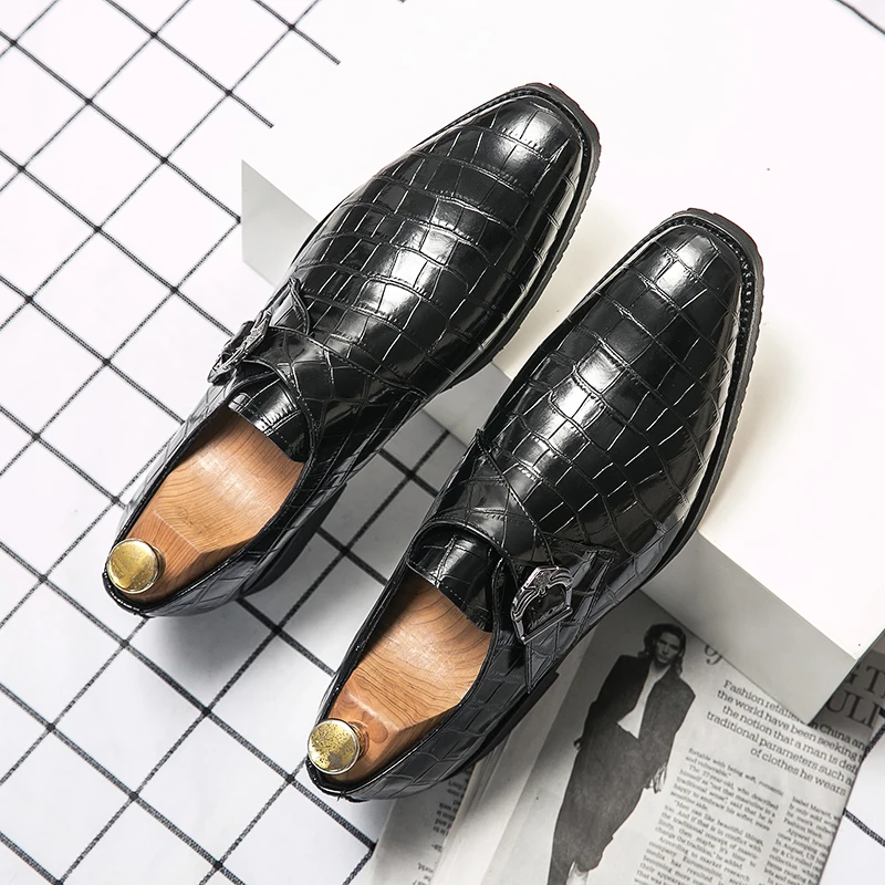 

Mens Shoes Casual Pu Leather Slip-on Fashion Handmade Loafers Shoes Men's Zapatos Casuales De Los Hombres KY006