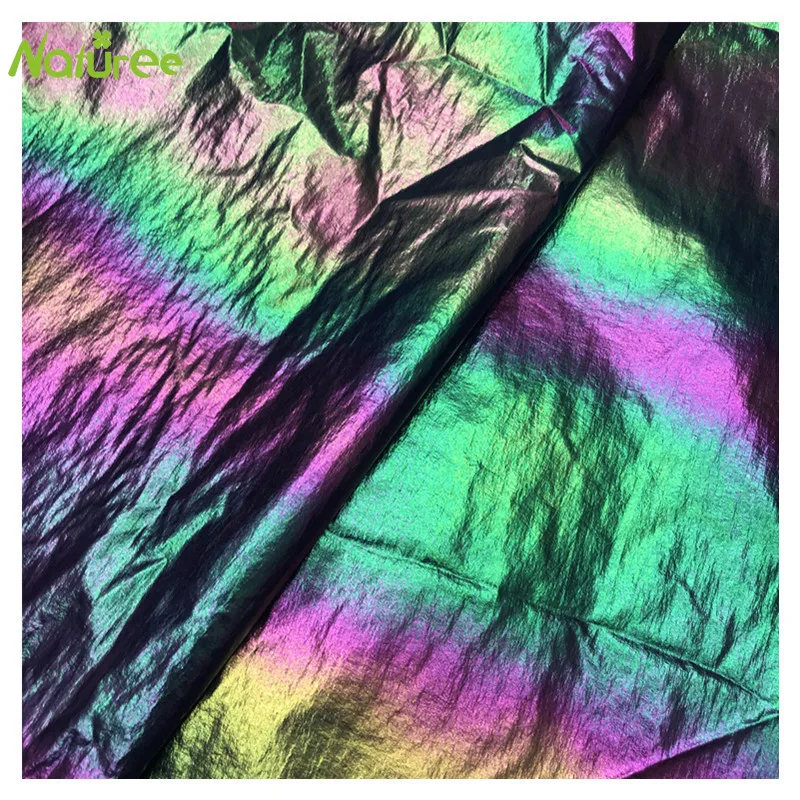 Блестящая яркая бронзовая ткань из спандекса 145 см материал для шитья