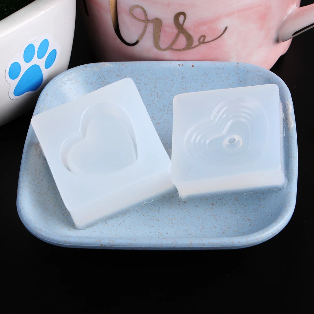 Форма для ювелирных украшений сделай сам из жидкого силикона квадратная мини