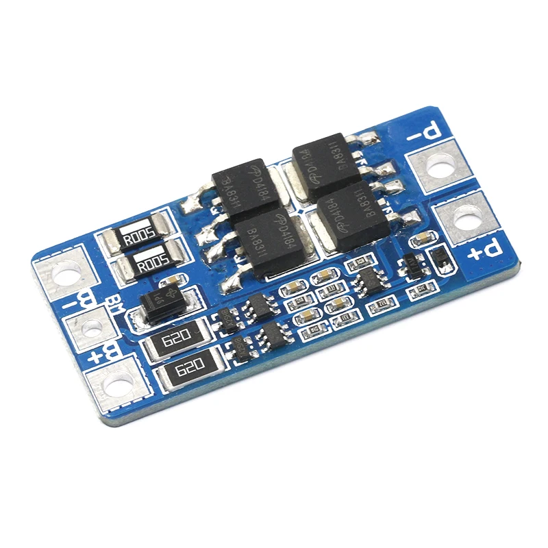 2S 10A 8,4 в 7,4 В 18650 литиевая Защитная плата BMS PCM PCB Li-Ion Lipo 2 ячейки с функцией баланса зарядное устройство защитный модуль