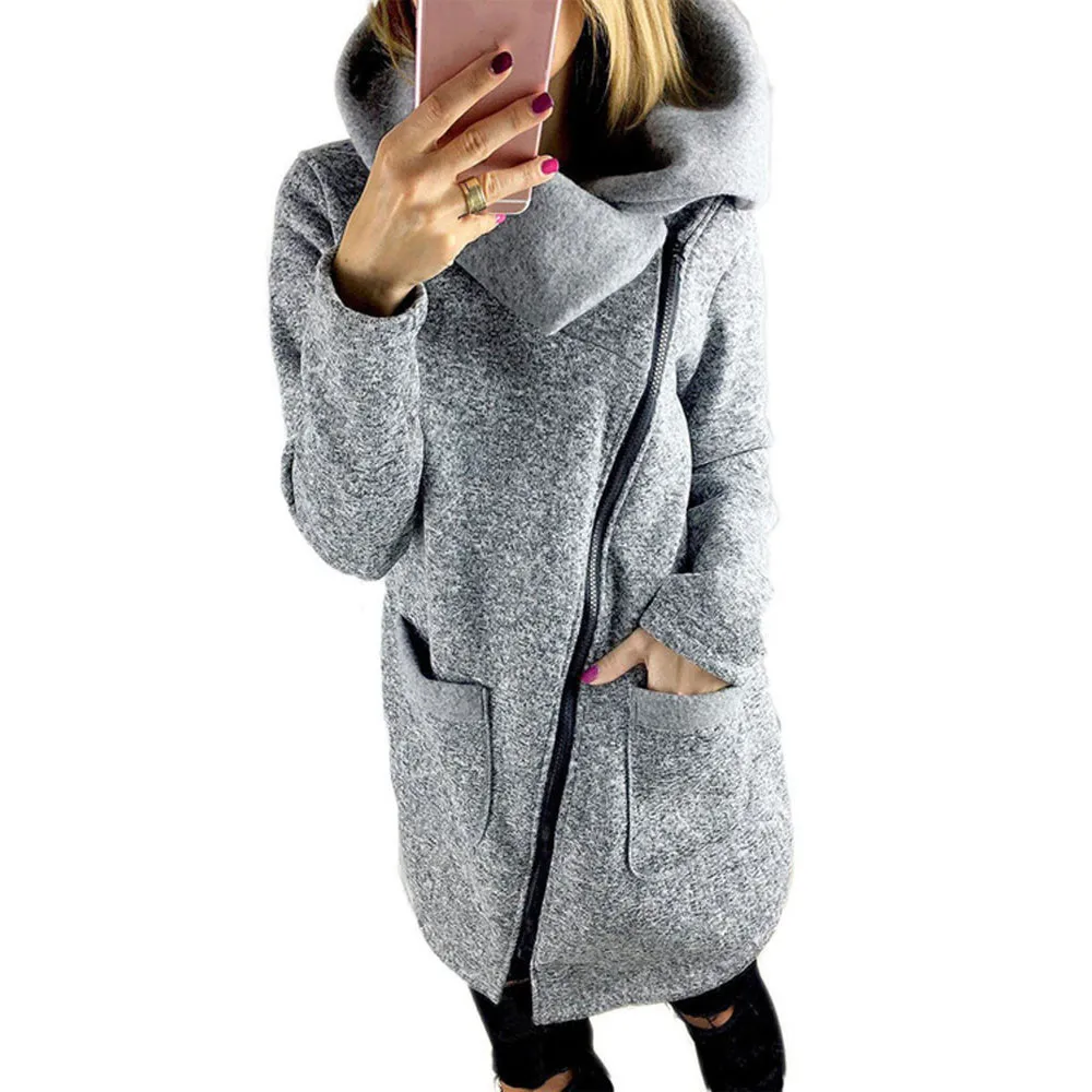 Модная женская зимняя теплая короткая верхняя одежда Jaycosin Длинные куртки на
