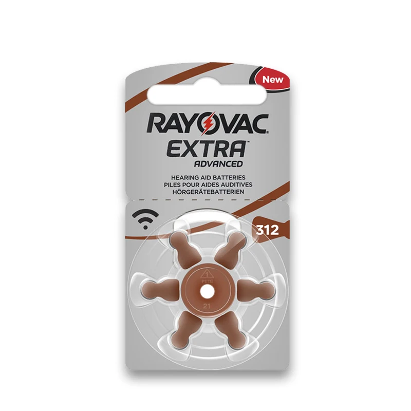 Аккумулятор для слухового аппарата 312 / A312 PR41. 60 шт. батарейки Rayovac - 312A | Красота и