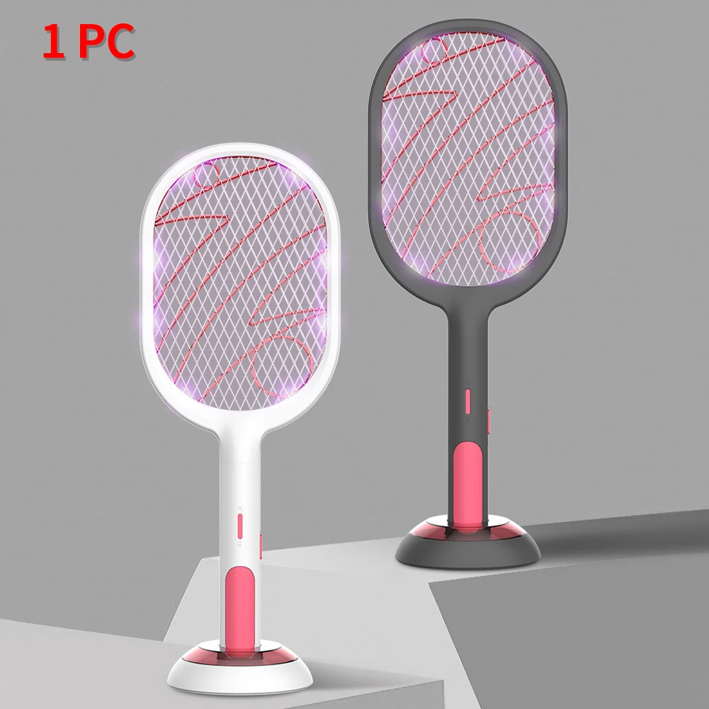 Мухобойка светодиодный светильник электрический 3 Слои сетка с базой двойной