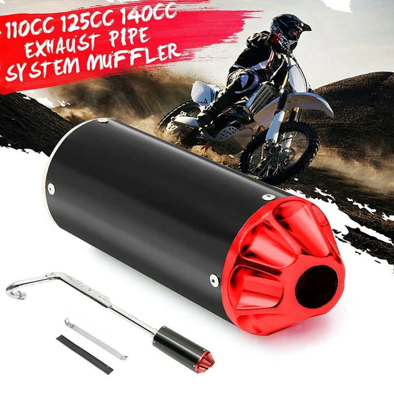 

28mm Motorcycle Exhaust Muffler Pipe for ATV Dirt TTR Pit Bike 70Cc 110Cc 125Cc
