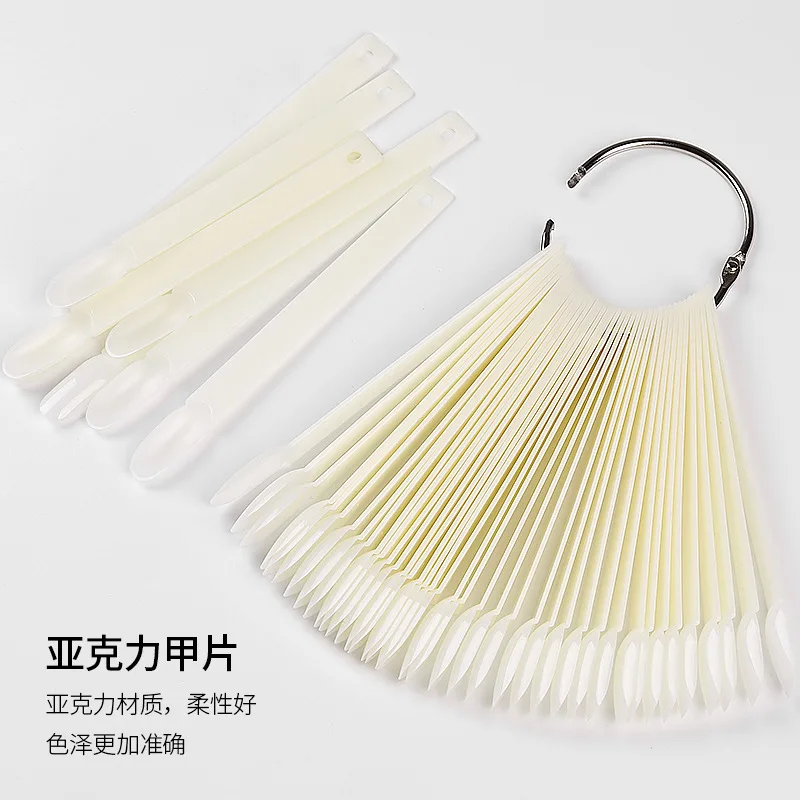 50 шт. Ложные кончики для ногтей овальные украшения круглые полное покрытие