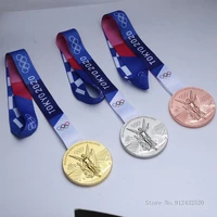 gold replica of the 2020 tokyo games souvenir of the 32nd games champion medal 11 zinc alloy replica adult toys accessories
