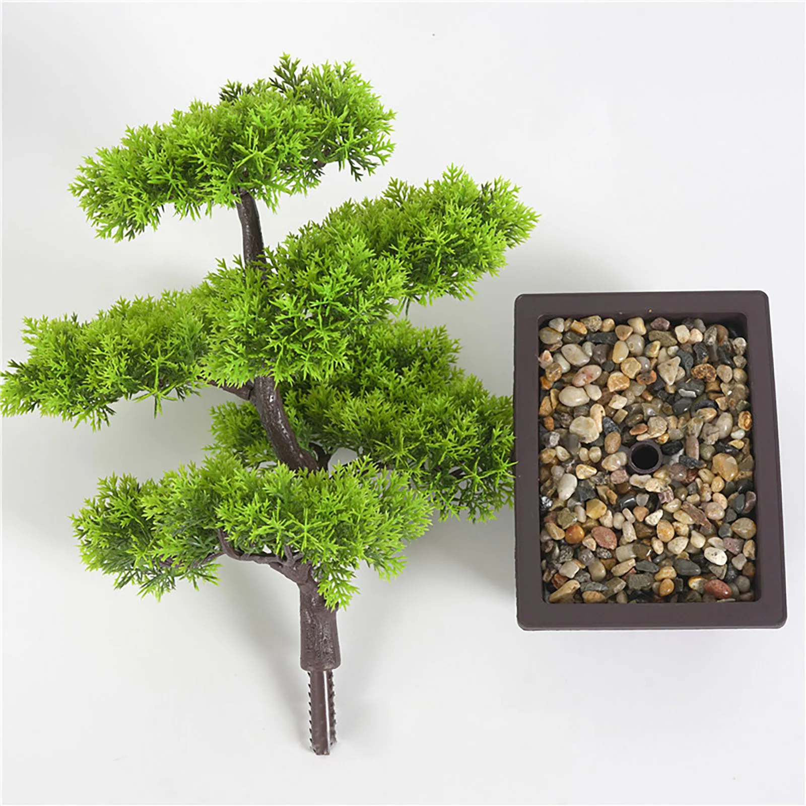 

Искусственное искусственное дерево, искусственное растение в горшке, настольный дисплей, искусственное украшение для горшка, украшение дл...