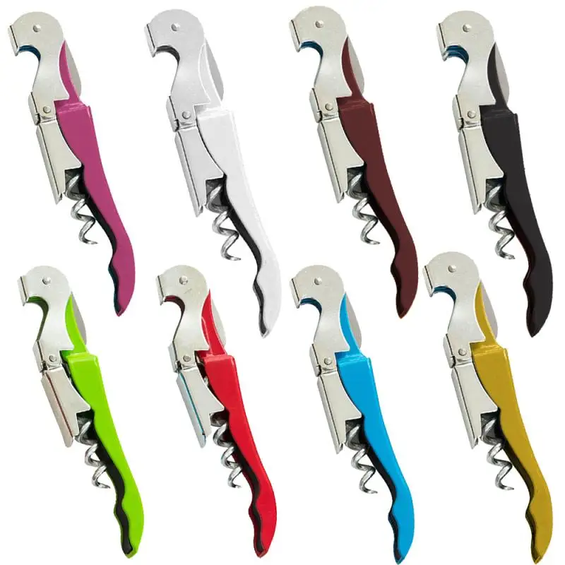 

8 Colors Stainless Steel Cork Screw Corkscrew Multifunction Wine Cap Opener Beer Cap Bottle Opener Kitchen Bar Tools Accessories