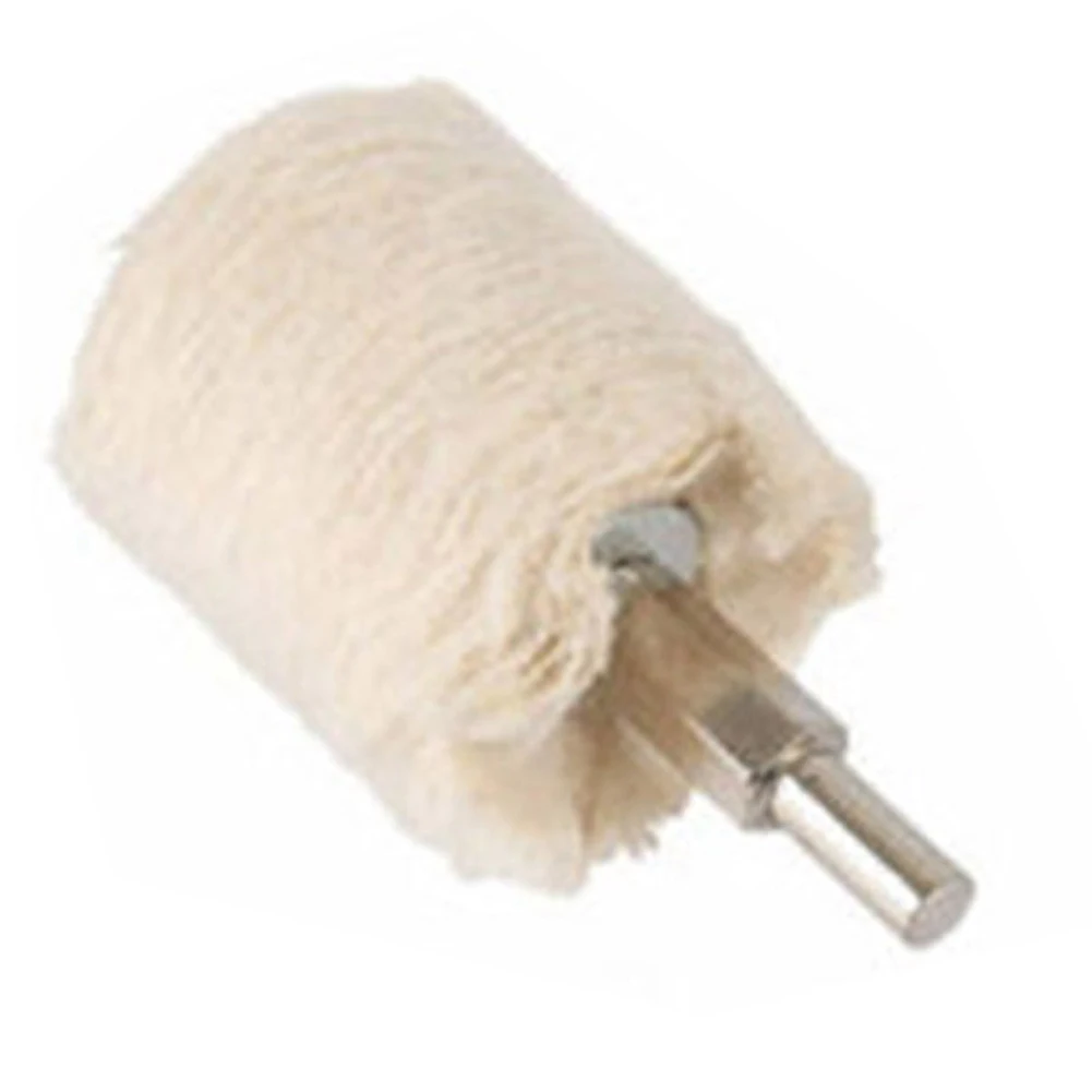 

6pcs Accessories Polishing Wheel Rotary Multipurpose Car Easy Apply Tool With Shank Mini Buffing Abrasive Portable White Cloth