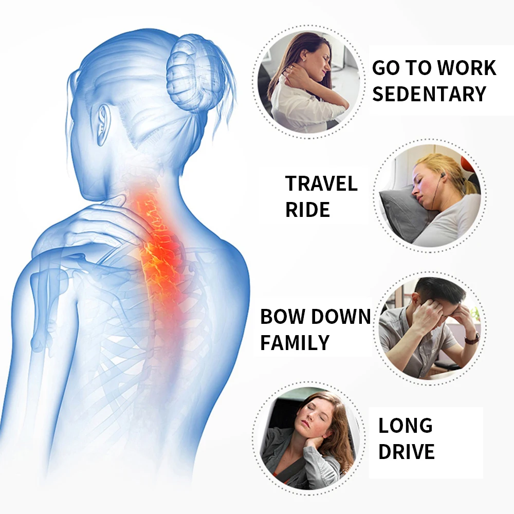 Ортопедическая подушка из пены с эффектом памяти латексная для шеи мягкая