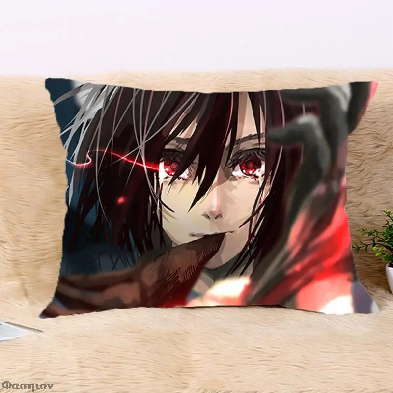 50x30 см Аниме наволочки атака на Титанов квадратная наволочка Рождественская