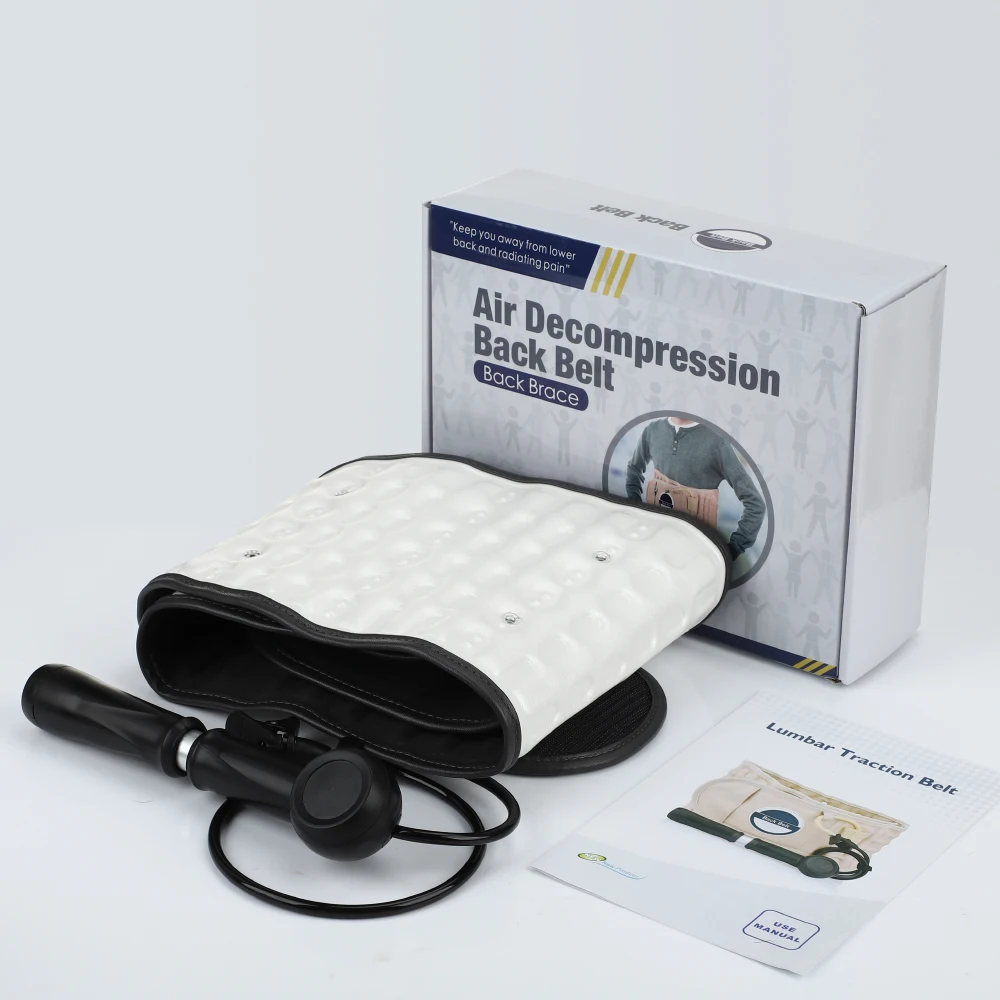 

Lumbar Decompression Back Belt Traction Waist Protector Belt Pain Relief Massager Lower Lumbar Support for Women Men