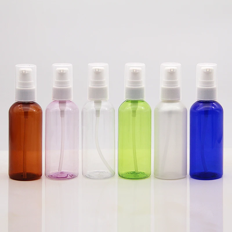 

100 мл x 50 пустой лечение бутылка, небольшой косметический бутылка лосьона, косметический насос упаковка, упаковка бутылки для путешествий