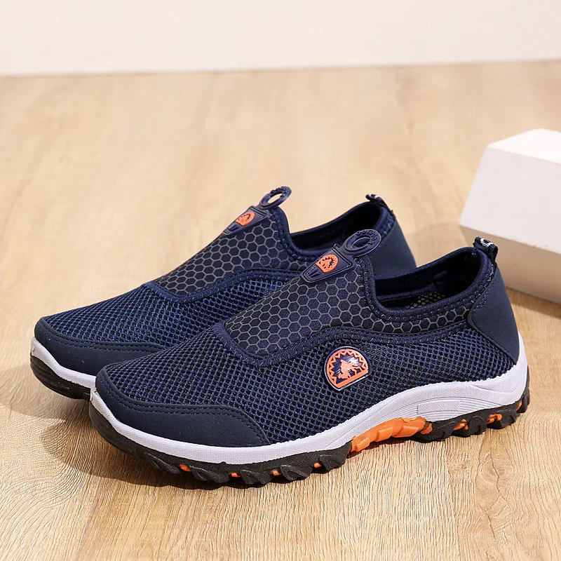 Hiking shoes 2020 new mesh men breathable non-slip wear-resistant sports casual running classic cloth | Обувь