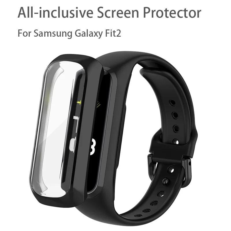 

Screen Protective For Samsung Galaxy Fit2 Watch All-inclusive TPU Soft Dustproof Protective Cover For Samsung Galaxy Fit2 Case