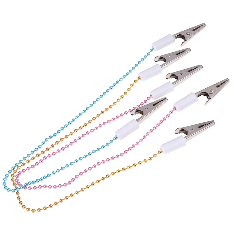 

1PCS Disposable Beads Clip Dental Scarves Aprons Pad Bib Clip Iron/Stainless Steel For Lab Supplies