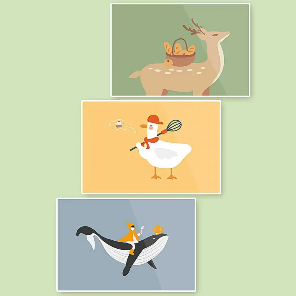 

Kitchen cartoon pattern oil-proof wall stickers high temperature resistant waterproof countertop ceramic tile cabinet renovation