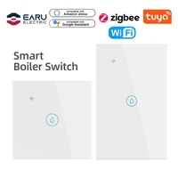 useu wifizigbee smart timer glass panel boiler water heater wall touch switch smart life tuya app voice remote control alexa