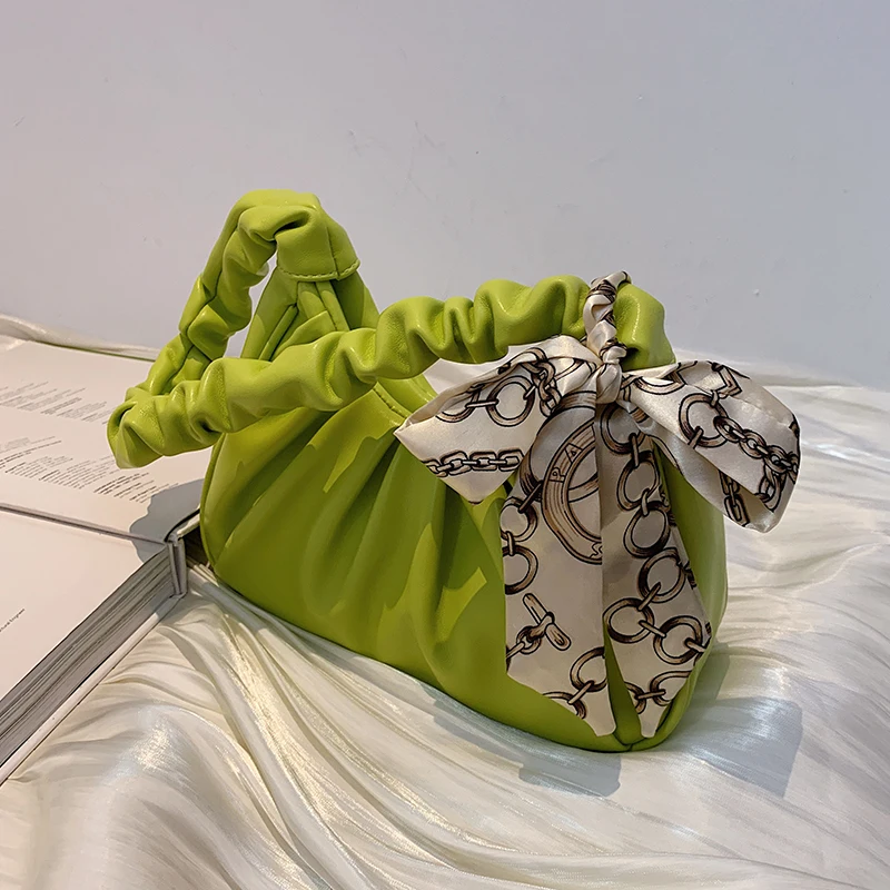 

Ribbon Fashion Female Tote Bag 2021 New High Quality PU Leather Women's Designer Handbag High capacity Shoulder Messenger Bag