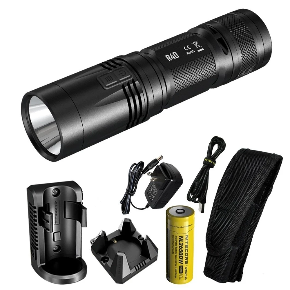NITECORE MH25GT Перезаряжаемые фонарик XP-L HI V3 светодиодный Макс. 1000LM Луч расстояние 452 м