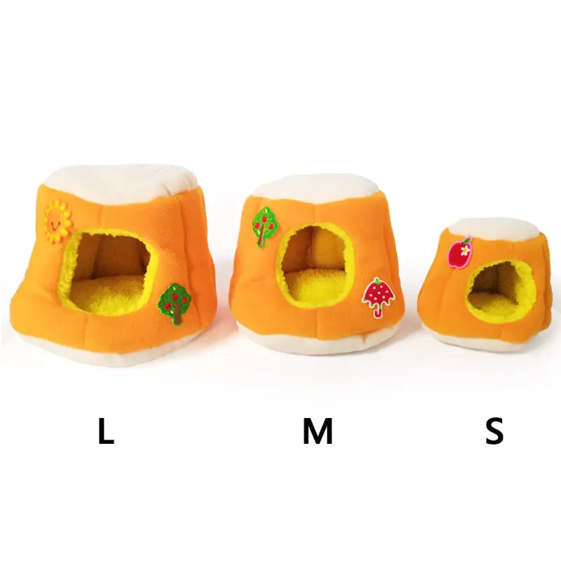 Теплый зимний флисовый хомяк с кроватью для кормления ежик крыса Сирия уютная