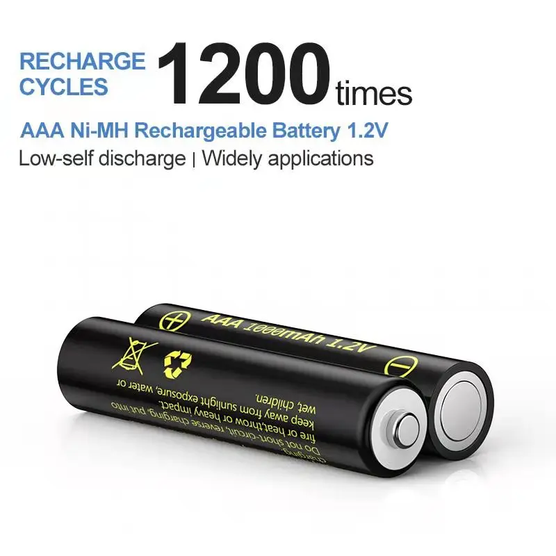 4-20pcs AAA Battery 1.2V Ni-MH Rechargeable Batteries 1000mAh 3A aaa Replacement Ni MH For Camera Flashlight | Электроника