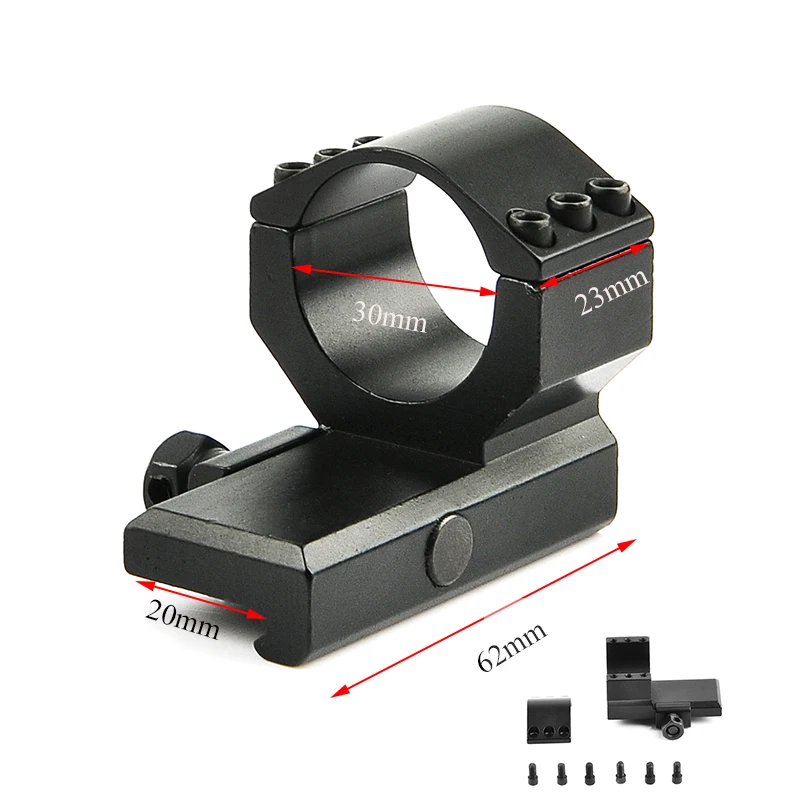 30 мм тактическое L офсетное кольцо для крепления консольного прицела алюминиевое