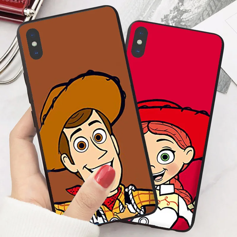История игрушек 4 игрушки Вуди и Базз Лайтер чехол для телефона мягкий черный ТПУ