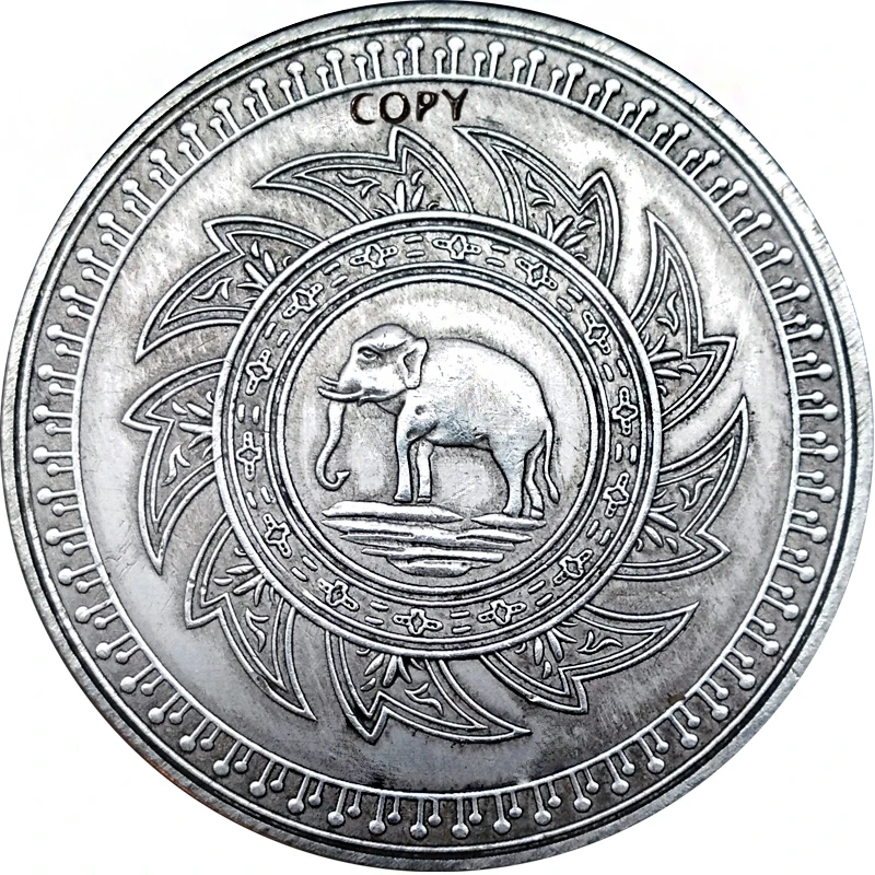 Тайские монеты Выгравированные сувениры слон копия Коллекционные Подарочные