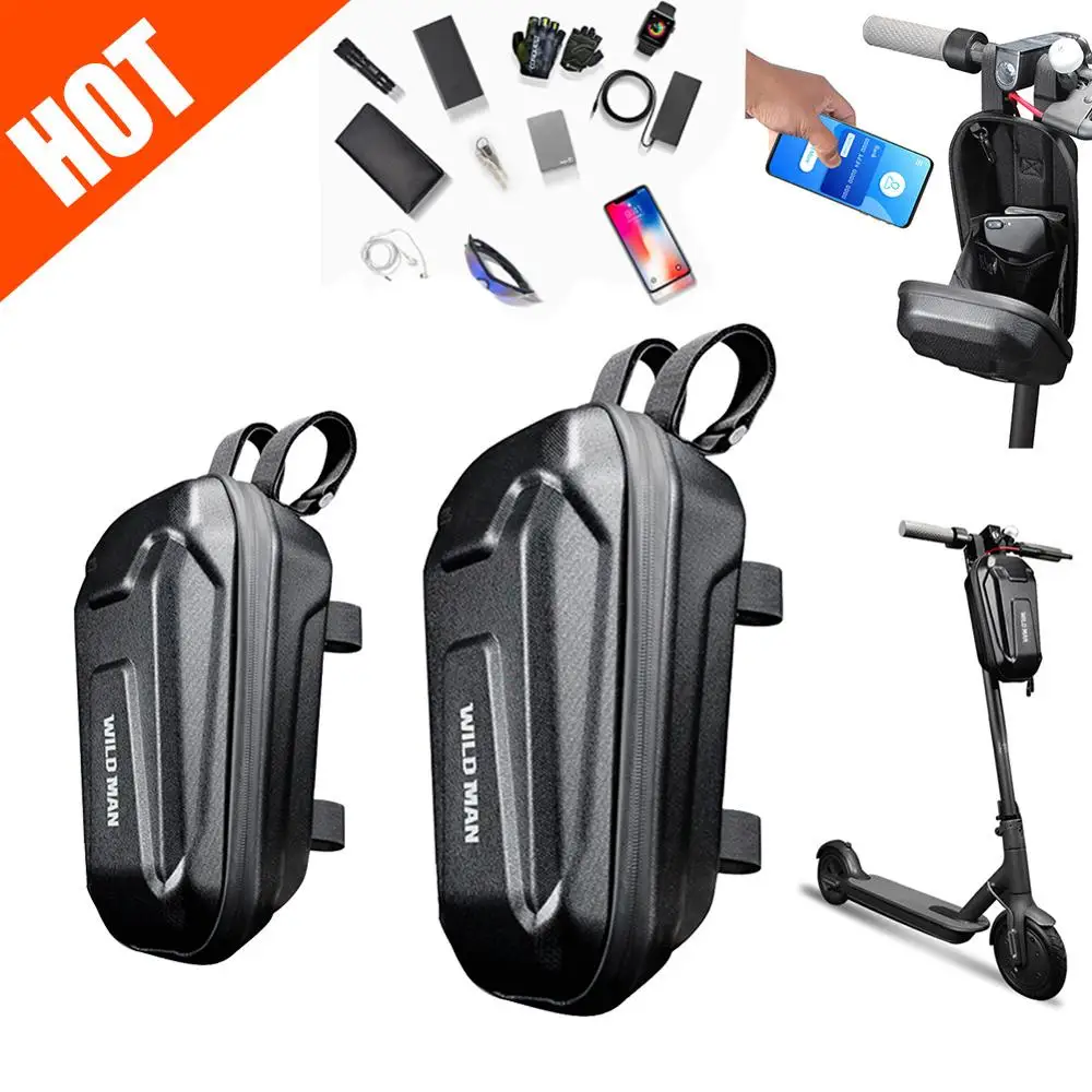 

WILD MAN Electric Scooter Hangs Bag for Xiaomi M365 Universal Electric Scooter EVA Hard Shell for Xiaomi M365 ES1 ES2 ES3 ES4