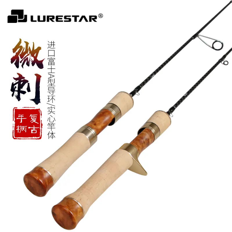 

LURESTAR 1.33m 1.36m 1.4m 1.41m Trout Fishing Rod FUJI Guide Rings UL/L Power F/XF Action 2pcs Stream Rod Lure Fishing Rods