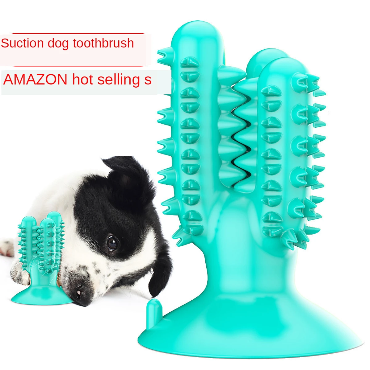 

Pet supplies new dog toothbrush dog grinding tooth cleaning stick feeding device bite-resistant dog toys