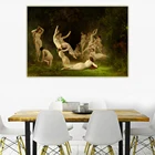 Citon Уильям Адольф бугеро  Нимфа (обнаженная красавица)  картина маслом на холсте, настенный фон, Декор, украшение для дома