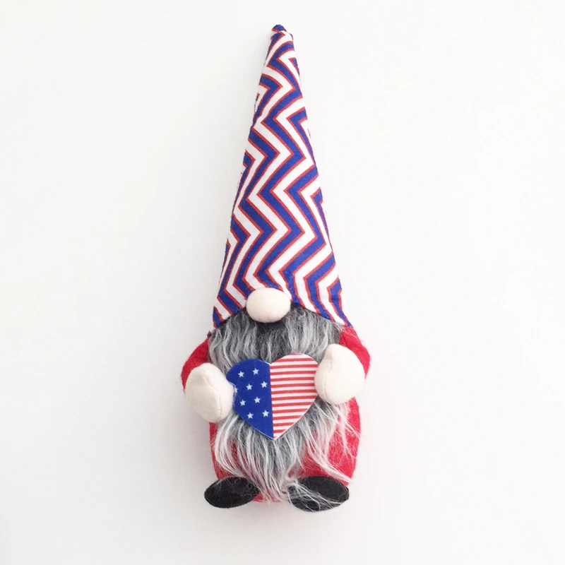 

American Memorial Day Faceless Doll Gnomes Decorations for Home