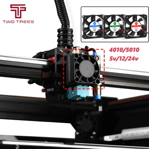 Вентилятор охлаждения 3D-принтера, 5 В, 12 В, 24 В