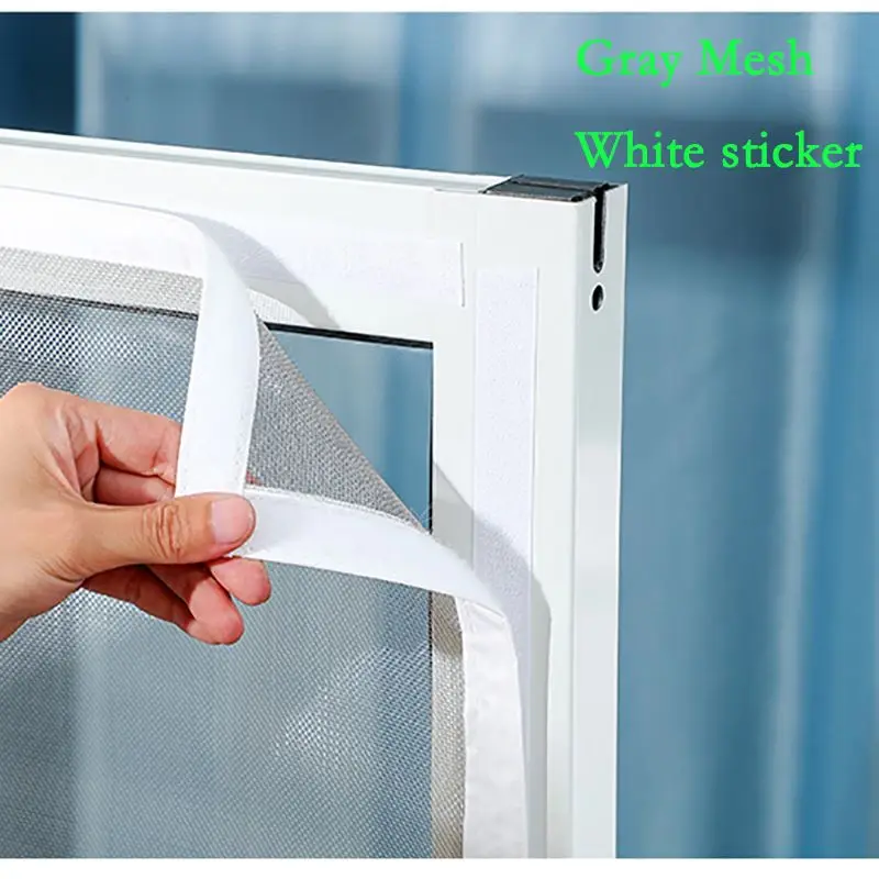Антидаленная надувная окна с противомоскитной сеткой Экран Лето анти-москитные