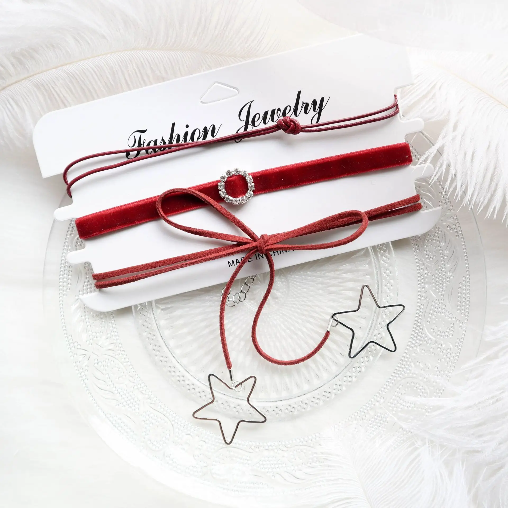 Kpop альтернативное короткое многослойное ожерелье с цепочкой для женщин