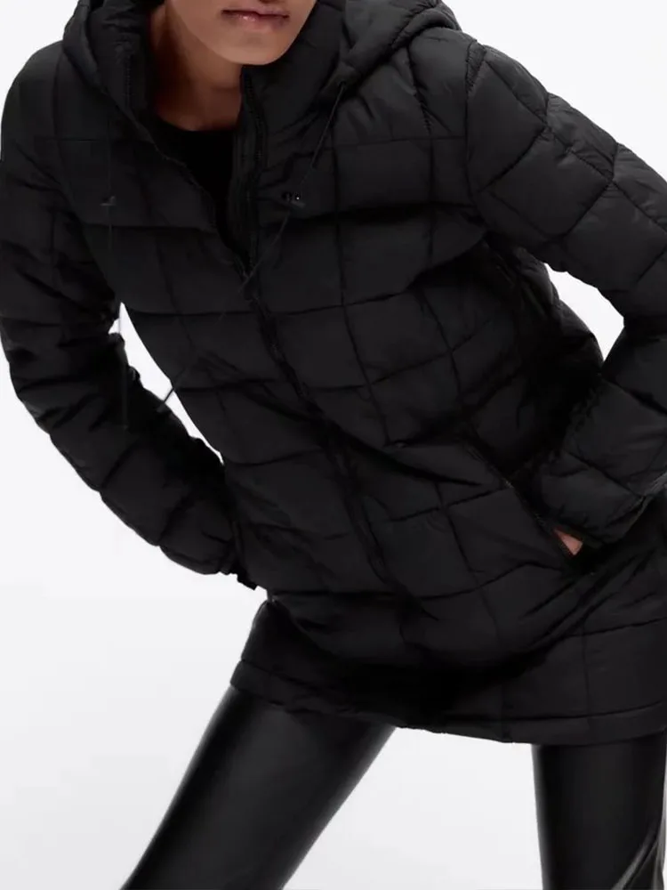 Женская Повседневная осенняя куртка ZA универсальная переносная хлопковая