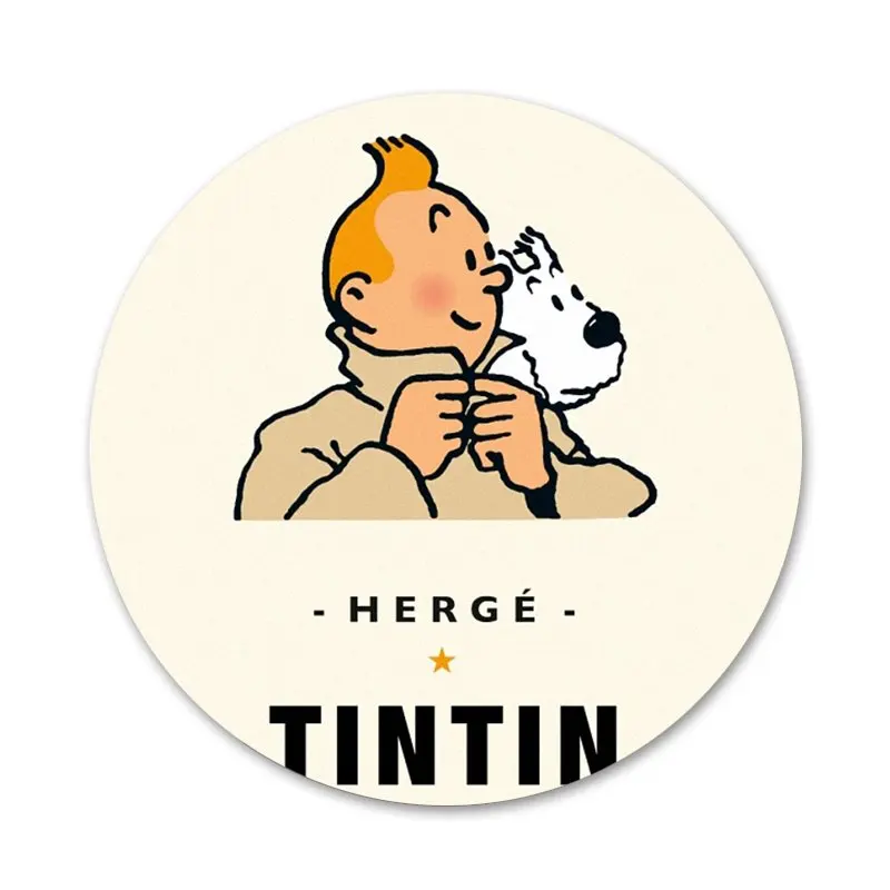

The Adventures of Tintin Badge Brooch Pin Accessories For Clothes Backpack Decoration gift