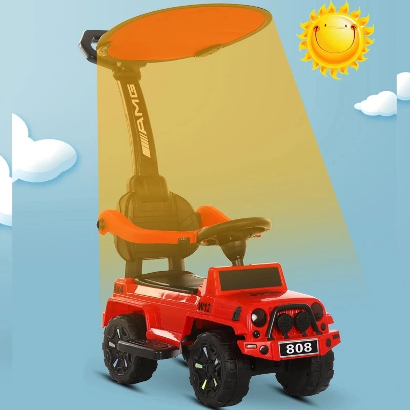 Детские ходунки 3 в 1 детская коляска самокат четыре колеса игрушки для езды на