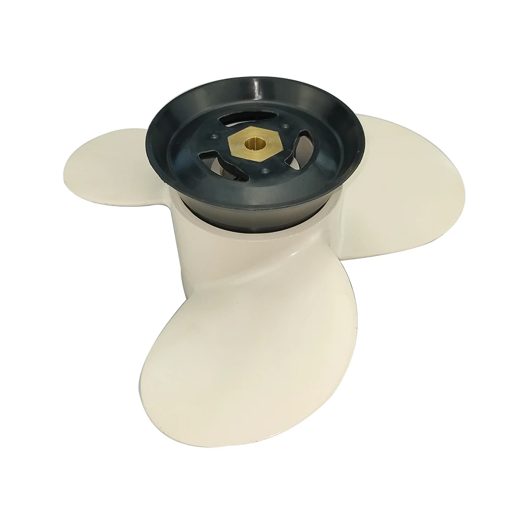 Boat Propeller Suit For Yamaha 9 3/4X6 1/2 Aluminum Prop 8HP 3 Blade Rh Oem No: 683-W4592-02-El