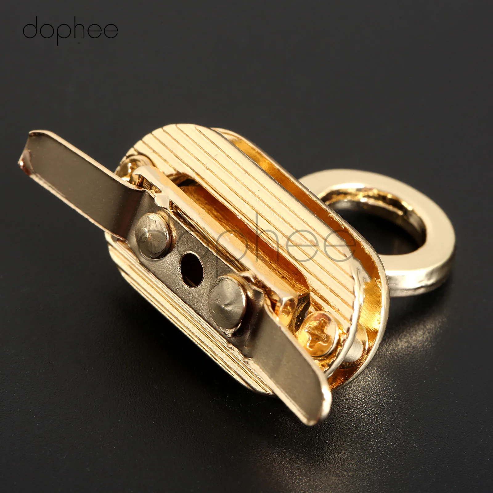 Dophee 1 шт. 23*17 мм застежка в форме яйца для сумок твист овальные сумочки футляр с