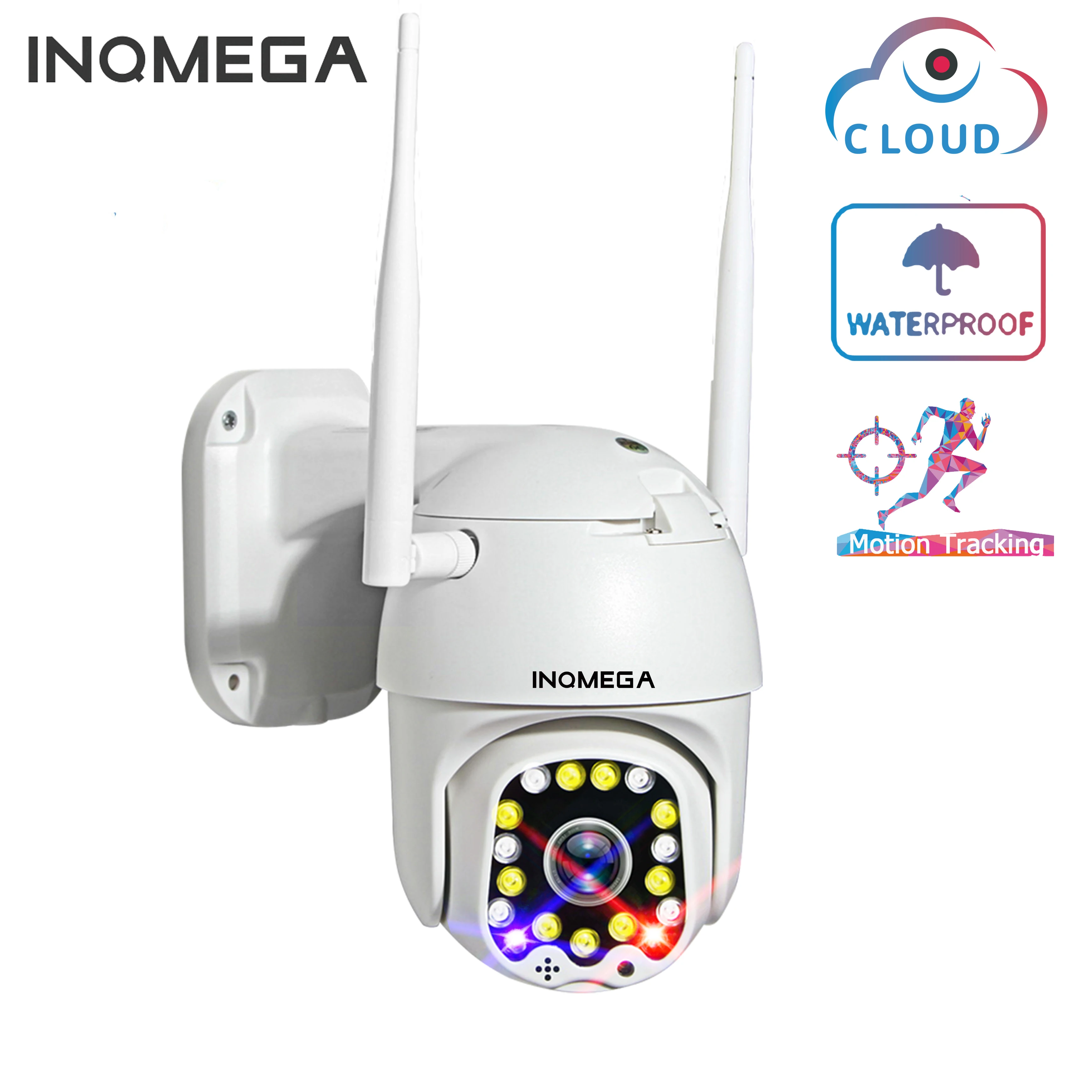 IP камера INQMEGA 1080P PTZ купольная с поддержкой Wi Fi и функцией автослежения|Камеры